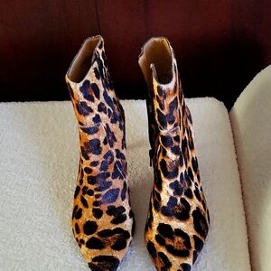 Banana Republic leopard boots